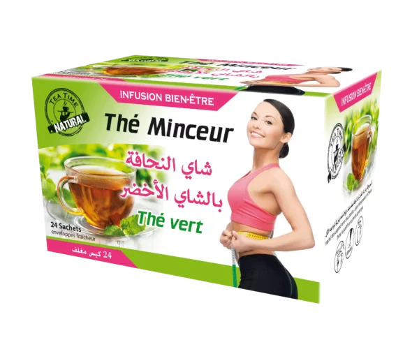شاي النحافة بالشاي الأخضر