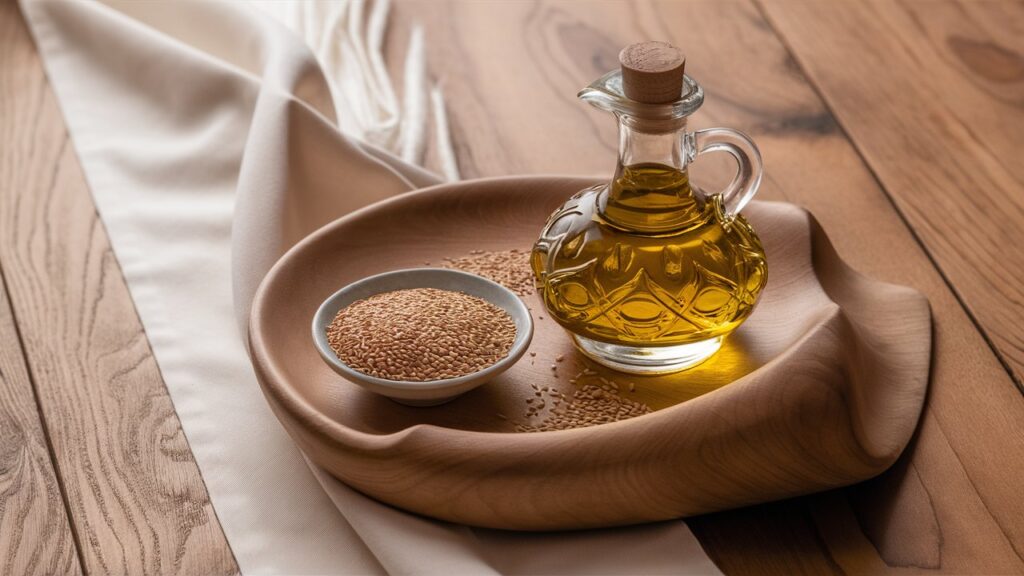 زيت السمسم لتكبير القضيب